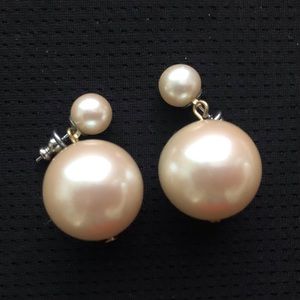 Vintage Pearl Pierced Earrings